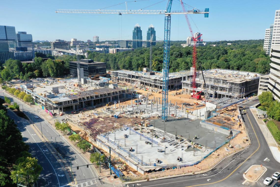Images Take to the skies over Dunwoody's huge High Street project